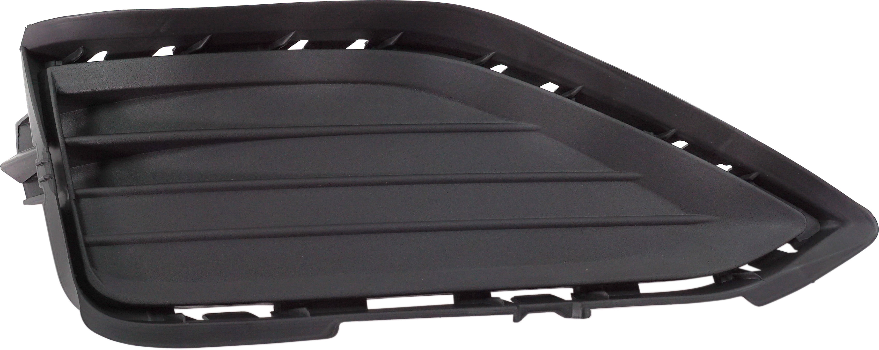 Fog Light Cover Compatible with 2019-2020 Volkswagen Jetta Left Driver Textured Black