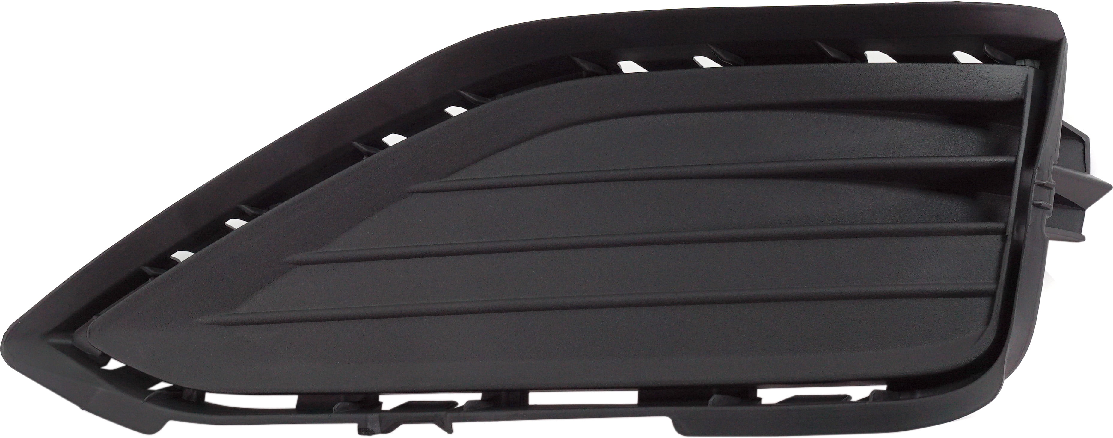 Fog Light Cover Compatible with 2019-2020 Volkswagen Jetta Right Passenger Textured Black