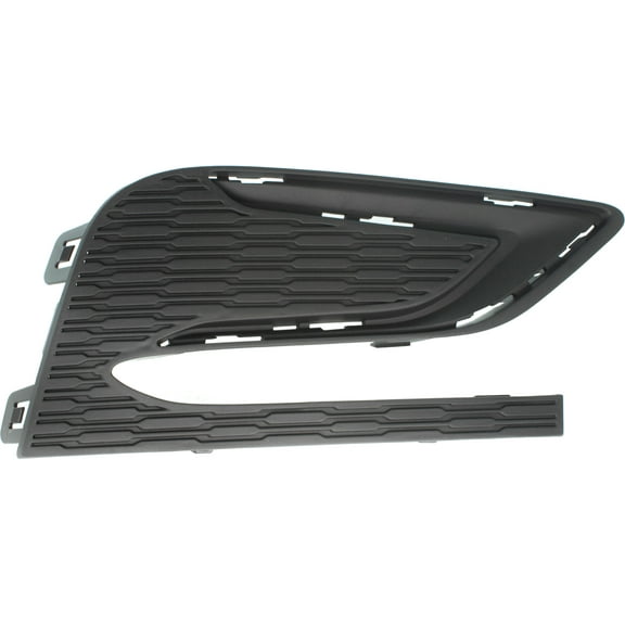 Fog Light Cover Compatible with CHEVROLET CRUZE 2016-2017 RH Textured Black Premier Model Hatchback/Sedan