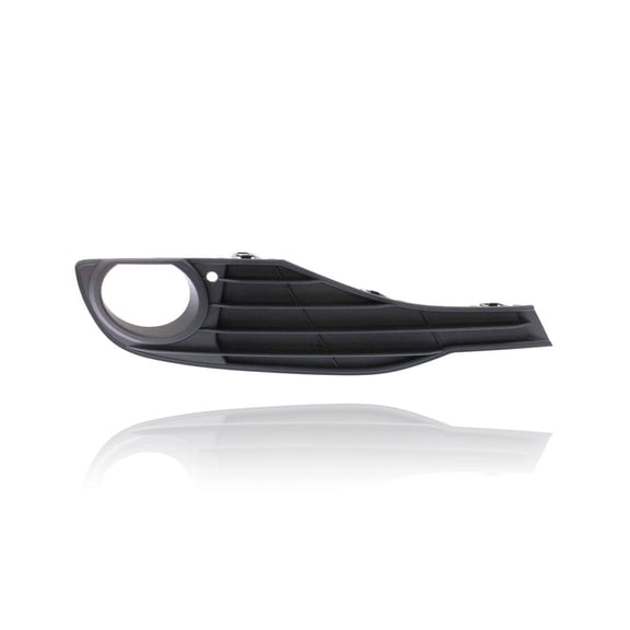 Fog Light Cover - Cooling Direct Fit/For BM1039120 12-15 BMW 320I/328D-Sedan Standard Without-M Sport - Right Hand - Passenger, Matte-Black