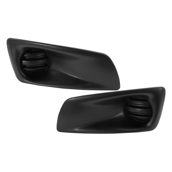Fog Light Cover - Front Driver and Passenger Side Black for 2008-2015 Kenworth T660 Base 6 Cyl 10.8L