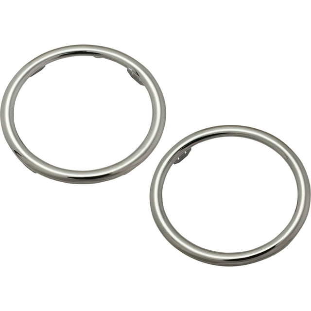 Fog Light Cover Front Driver and Passenger Side Chrome for 20122015