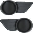 thumbnail image 1 of Fog Light Cover Set for 2011-2017 for Toyota for Sienna - Front Driver & Passenger Side - Black, 1 of 12