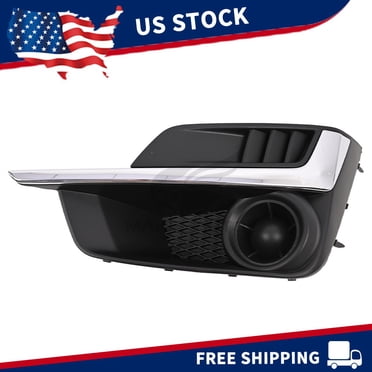KARPAL Black Fog Light Bezel Set For 2012-2014 Subaru Impreza – Left & Right