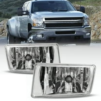 Fog Light Fit for 2007-2014 Chevrolet Chevy Silverado/Avalanche/Suburban/Tahoe, 2007-2015 GMC Sierra/Yukon Bumper Driving Fog Lights Lamps Replacement