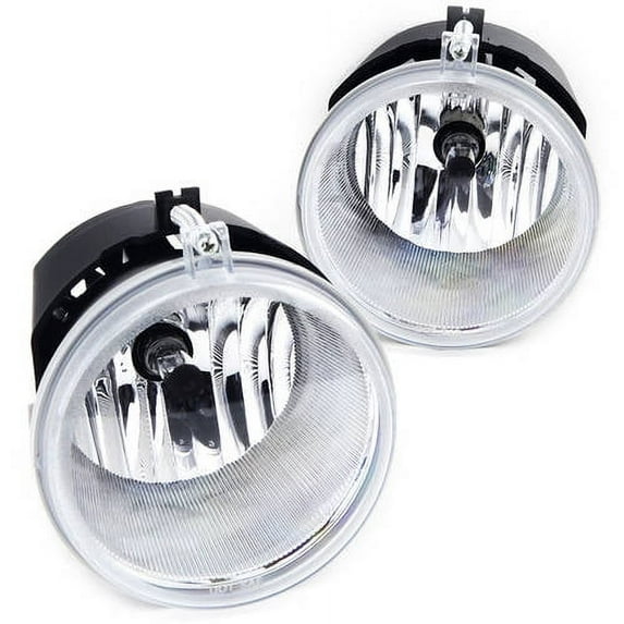 Fog Light For 07-09 Chrysler Aspen Clear Lens, Pair