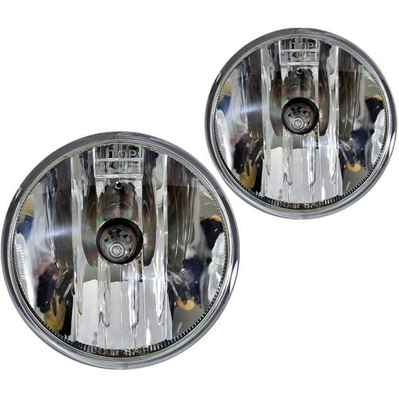 Fog Light For 07-12 GMC Arcadia Clear Lens, Pair