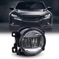 thumbnail interactive-video image 1 of LED Fog Lights 1 Pair – For 2017-2021 Honda Passport & Pilot, Direct Replacement, Chrome Housing 1 of 6