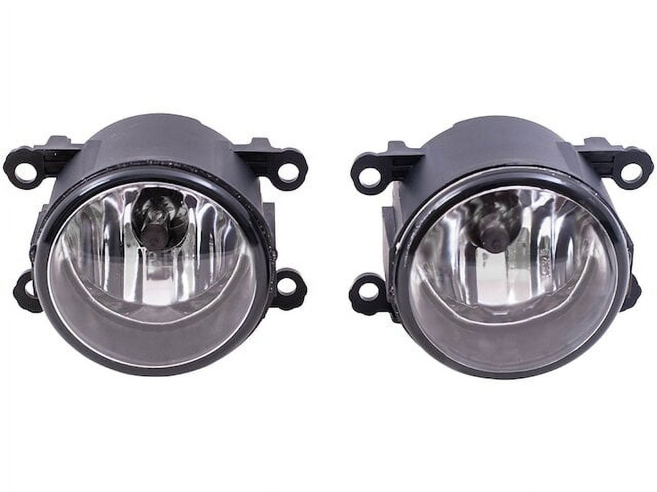 Fog Light Set For 2005-2008 Chrysler 300 & 2008-2009 Dodge Caliber – CAPA Certified Pair With Bulbs