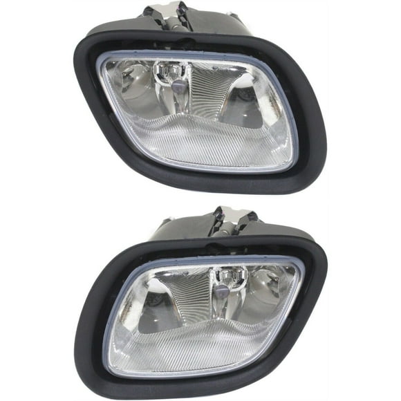 Fog Light Set For 2008-2017 For Freightliner Left And Right Side With Bulbs