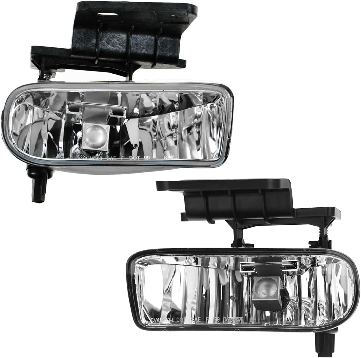 Smoked Halogen Fog Lights For 1999-2006 Chevy Silverado / Tahoe / Suburban (Pair)