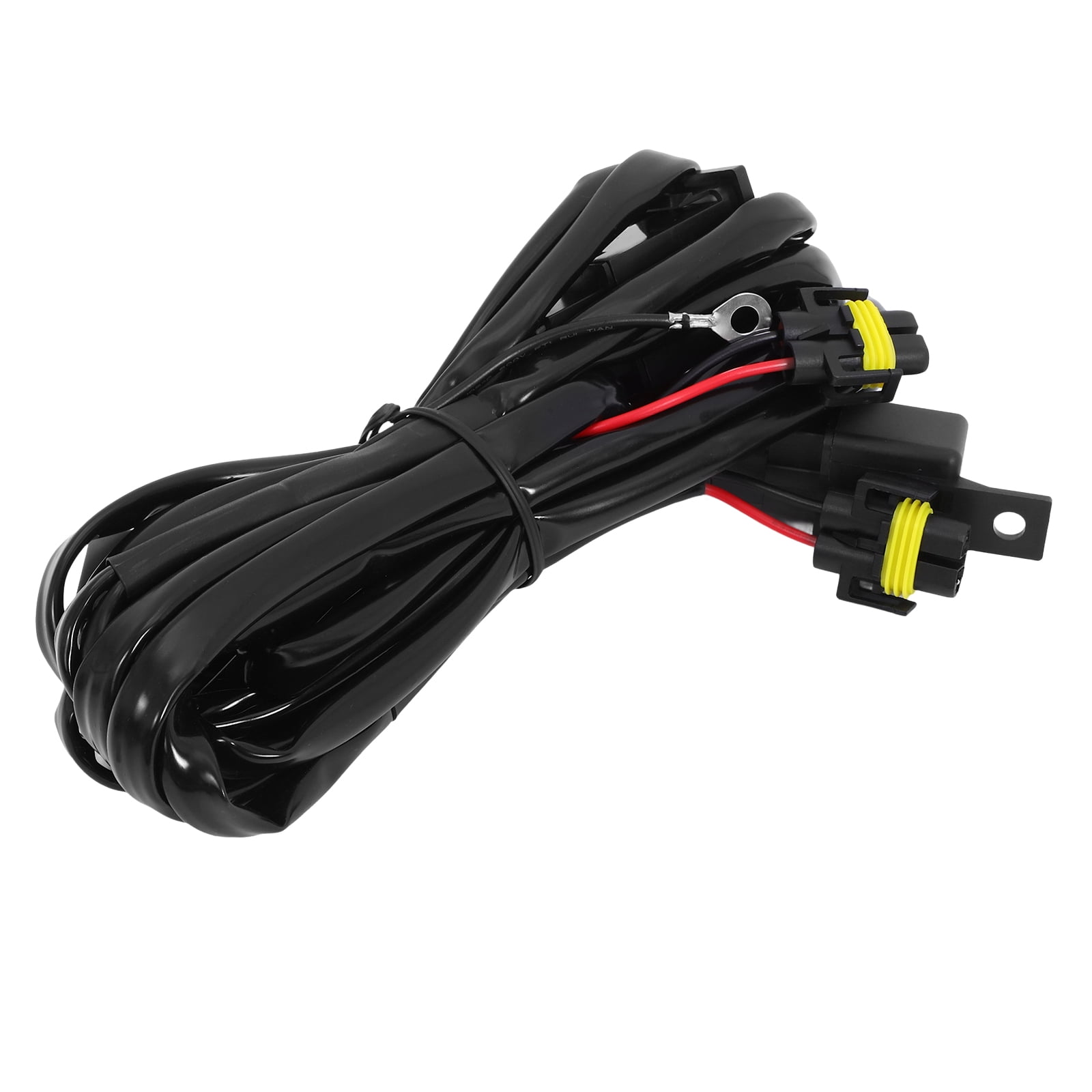 Fog Light Switch Wiring Kit Car Modification Universal Plastic Pure