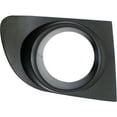 thumbnail image 1 of Fog Light Trim Compatible with 2007-2012 Nissan Sentra Front, Passenger Side Textured Black, 1 of 5