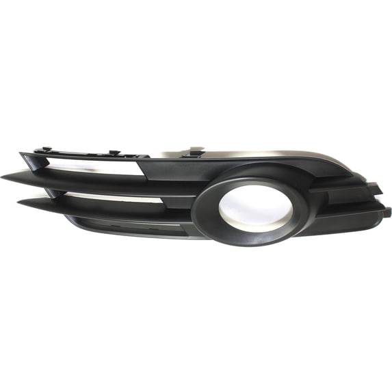 Fog Light Trim Compatible with 2012-2015 Audi A6 Quattro Front, Left Driver Paint to Match