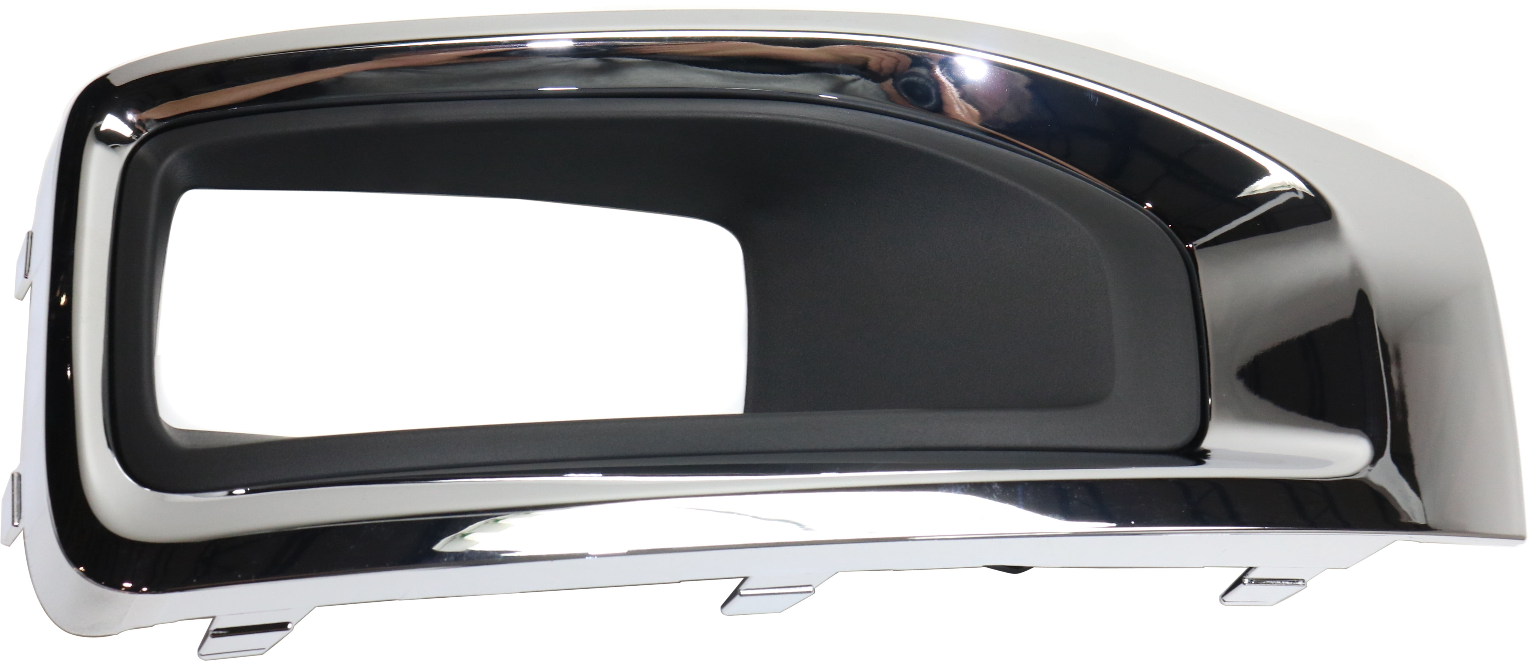 SAIQINGSP Front Fog Light Trim Bezels - Chrome Black Covers For 2015-2020 GMC Yukon/Yukon XL - Replaces 22936426, 22936427