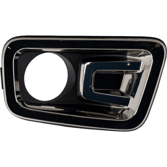 Fog Light Trim Compatible with 2018-2019 Nissan Titan 2018-2019 Nissan Titan XD Front, Passenger Side Chrome