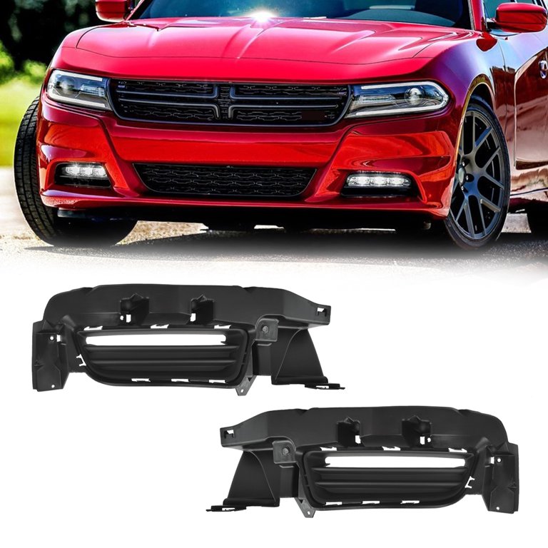 Fog Light Trim Fog Lamp Frame W/O Hood Scoop For 2015 - 2022 Dodge Charger - Walmart.com Fog Light Trim Fog Lamp Frame W/O Hood Scoop For 2015 - 2022 Dodge Charger - Walmart.com