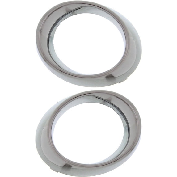 Fog Light Trim Set for 2010-2012 for GLK350 - Chrome Pair - Left & Right Front, Driver & Passenger