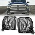 thumbnail image 1 of Fog Light for 2013-2018 Dodge Ram 1500 Pickup & 2019 Dodge Ram 1500 Classic Body, 2 PCS Bumper Driving Fog Light Lamps Assembly, 1 of 12