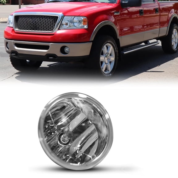 Fog Light for FORD F-150 2006-2008, for LINCOLN MARK LT 2006-2008, Driving Bumper Lamp with H10 12V42W Bulbs Clear Lens(Driver Side)