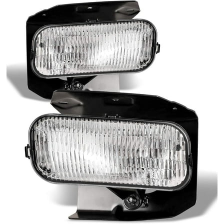 Fog Lights for 1999-2003 Ford F150 F-150/1999-2002 Ford Expedition (XL, XLT, Lariat Model Without STX ED), 2004 Ford F150 Heritage 1 Pair of Front Fog Lamp Replacement Clear Lens