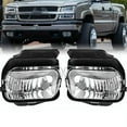 thumbnail image 1 of Fog Lights Bumper Lamps L+R For 2003-2007 Chevy Silverado 1500 2500 Avalanche Clear Lens, 1 of 7