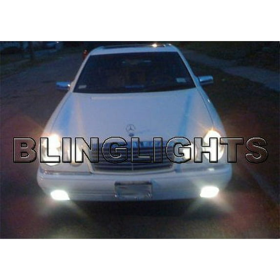 Fog Lights Driving Lamps Foglamps Foglights Kit for 1998 1999 Mercedes-Benz E430 E 430 E-Class w210