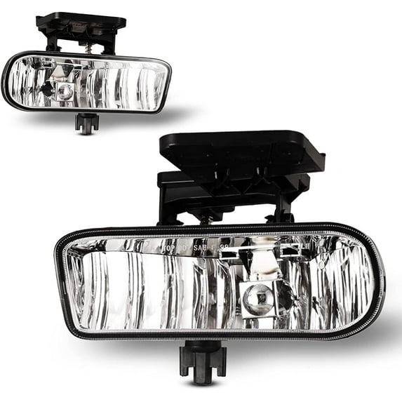 Fog Lights For 1999-2002 GMC Sierra/2001-2006 GMC Yukon Replacement Bumper Lamps Clear Lens