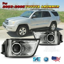 Fog Lights for 2003-2005 Toyota 4Runner Clear Bumper Driving Lamps Bulbs Pair
