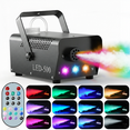thumbnail image 1 of Fog Machine 500W RGB LED Smoke Machine Stage Lighting Effect with Remote Control for Halloween Wedding DJ Show Concert Bar Party, 1 of 7