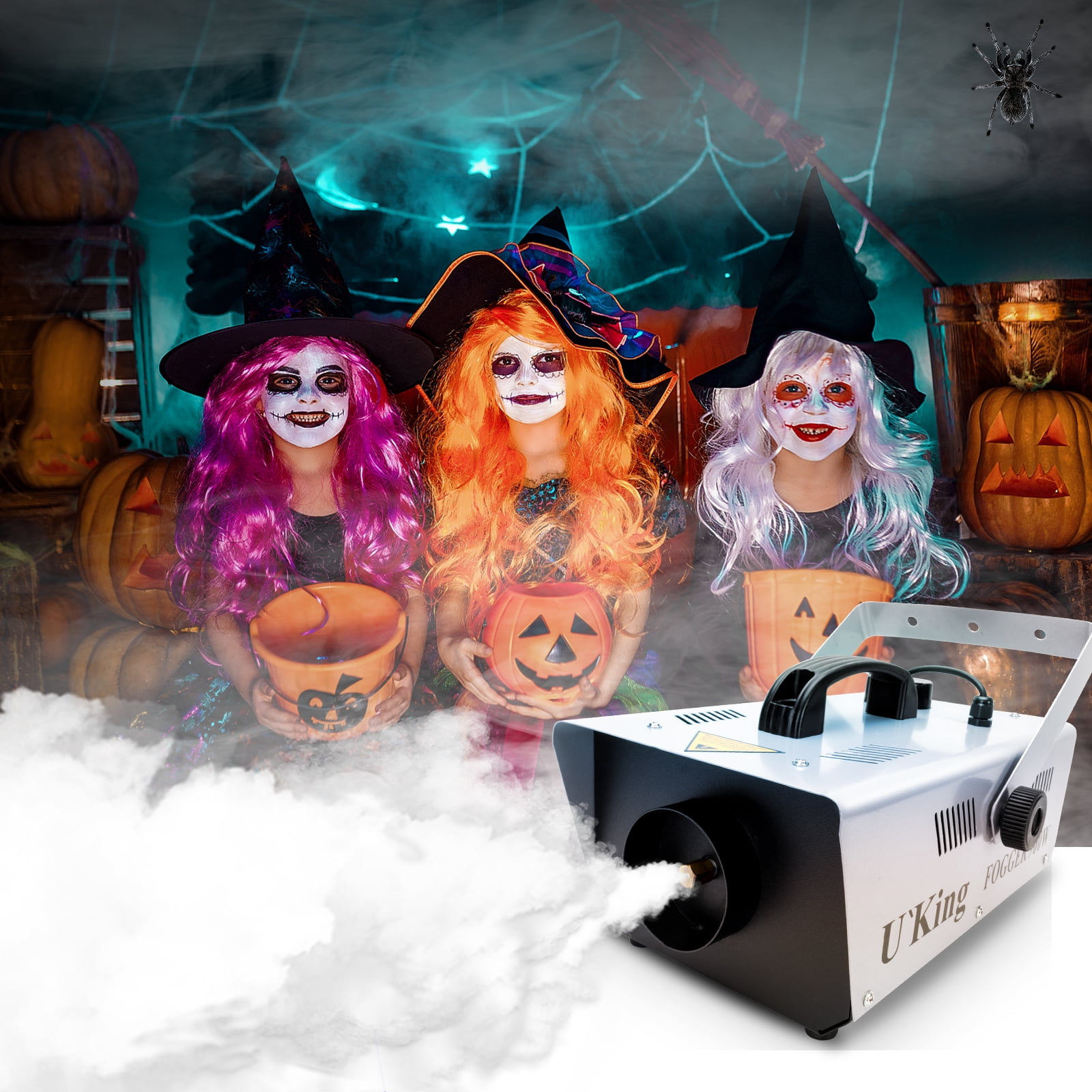 Fog Machine 900W Smoke Machine with Wireless Remote Control, 6000CFM