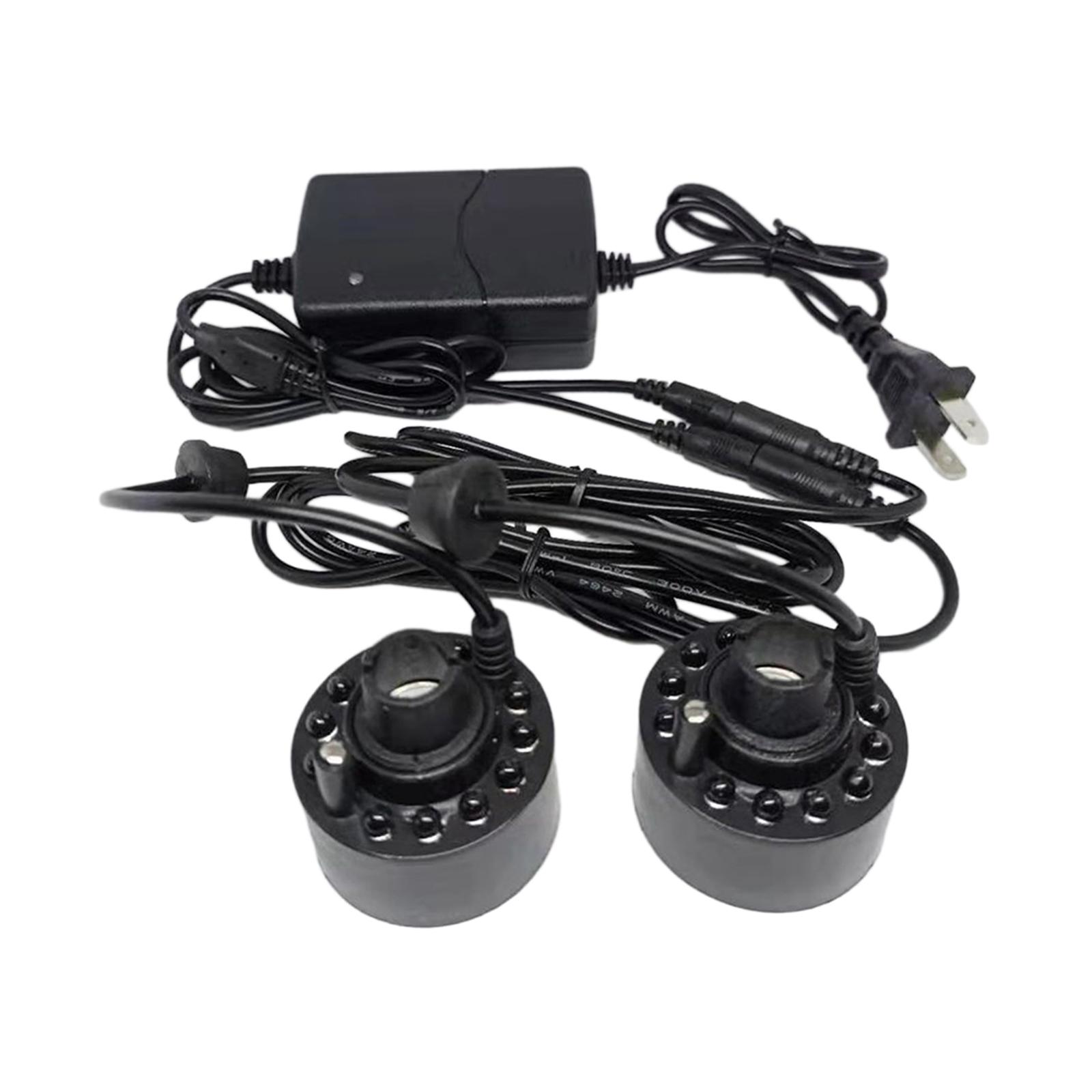 Fog Machine, LED Color Changing fish pond Accessory,water fountain pond