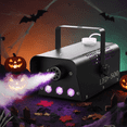 thumbnail image 1 of 500W Fog Machine with RGB LED Lights, Remote Control, 3000CFM, 15 Lighting Effects for Wedding, DJ, Party, Concert, Halloween, 1 of 8