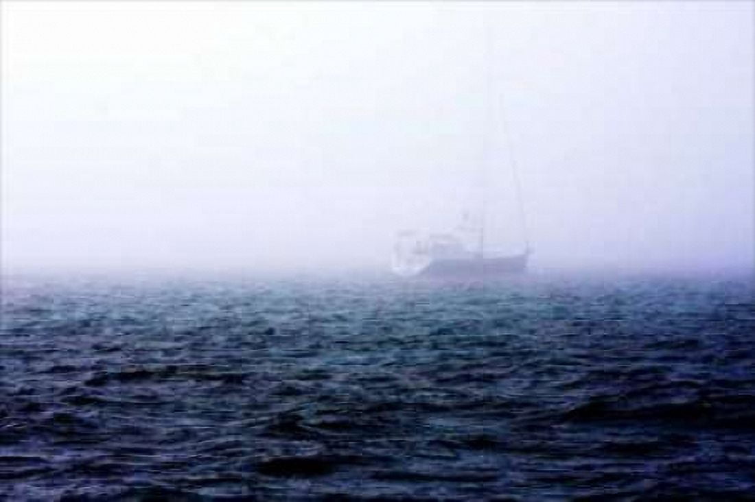 Fog on the Bay I Canvas Art - Alan Hausenflock (24 x 36)