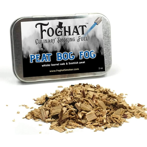 FogHat Peat Bog Fog Wood Chips for Cocktail Smoker Kit Drink Smoker