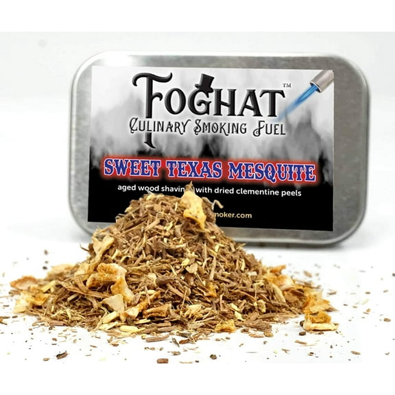 FogHat Sweet Texas Mesquite Wood Chips for Cocktail Smoker Kit Drink Smoker