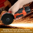 thumbnail image 1 of Fogcroll Angle Grinder Handheld Cordless Angle Grinder Tool Brushless Cut off Hand Polishing Grinding Tool Electric Hand Grinder Power Tool with 2 Batteries, 1 Charger, 1 of 13