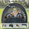 thumbnail image 1 of Fogcroll Bike Storage Tent Bicycle Tent Portable Bike Storage Tent Foldable Bike Shelter Anti-Dust Waterproof for 2-4 Bikes for Garden, Camping, Outdoor, 1 of 13