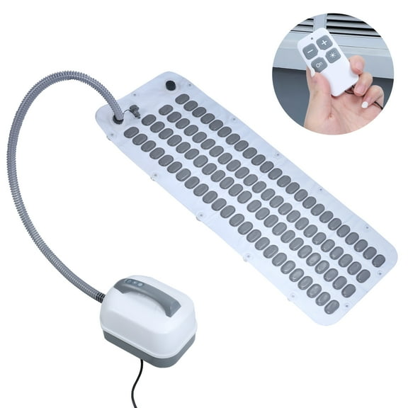 Fogcroll Bubble Massage Mat Portable Adult Spa Bathtub with Remote and Pillow,6 Levels Adjustable Bubble Settings