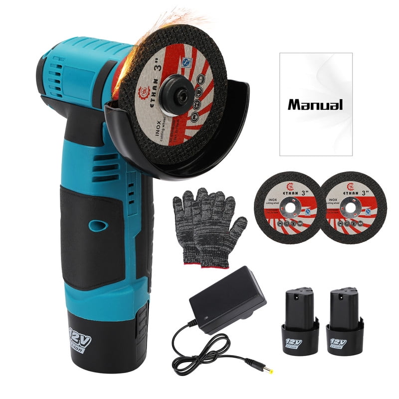 Fogcroll Cordless Angle Grinder Kit 19500rpm Mini Brushless Power Motor