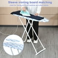 thumbnail image 1 of Fogcroll Ironing Board Full Size, 42" Heavy Duty Compact Iron Board with Iron Rest, Heat Resistant Cover with Ultra Thick Padding Anti-Slip Feet Adjustable Height Sturdy Iron Stand, 1 of 13
