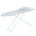 thumbnail image 1 of Fogcroll Ironing Board Full-Size Household Foldable Ironing Board Extended Ironing Board Outside with Heat-Resistant Cover,Blue Plaid Pattern Adjustable Height 42 Inch, 1 of 13
