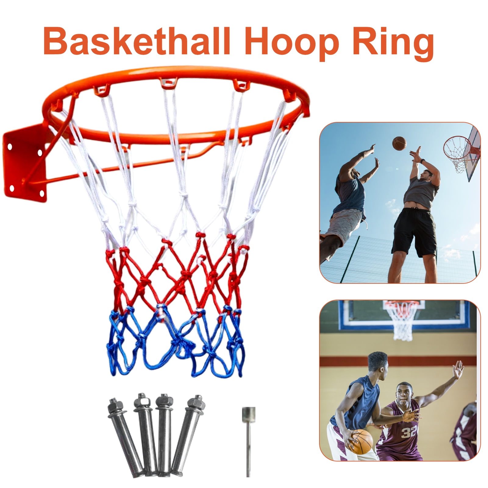 Fogcroll Kids Basketball Hoop Basketball Rim Dream Travel Basketball ...