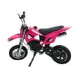 thumbnail image 1 of Fogcroll Kids Dirt Bike Gas Power Motocross,49cc 2-Stroke Beach off Road Mini Motorcycle,Children Pocket Motorbike with Disc Brakes (Red), 1 of 13