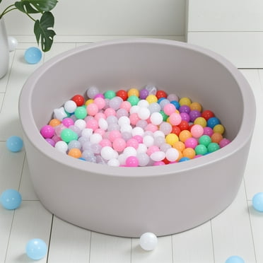 Fogcroll Sponge Ball Pit,Ball Pits for Toddlers,Kiddie Baby Playpen Ball Pool for Kids,Large Ball Pit for Toddlers,Soft Round Ideal Gift for Babies Indoor and Outdoor Game (Balls Not Included)