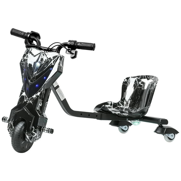 Xssm Drift Trike, Kid Ride on Tricycles, Big Wheel Drifting Tricycle for Ages 8+, Ride-On Kids Tricycle with Adjustable Seat