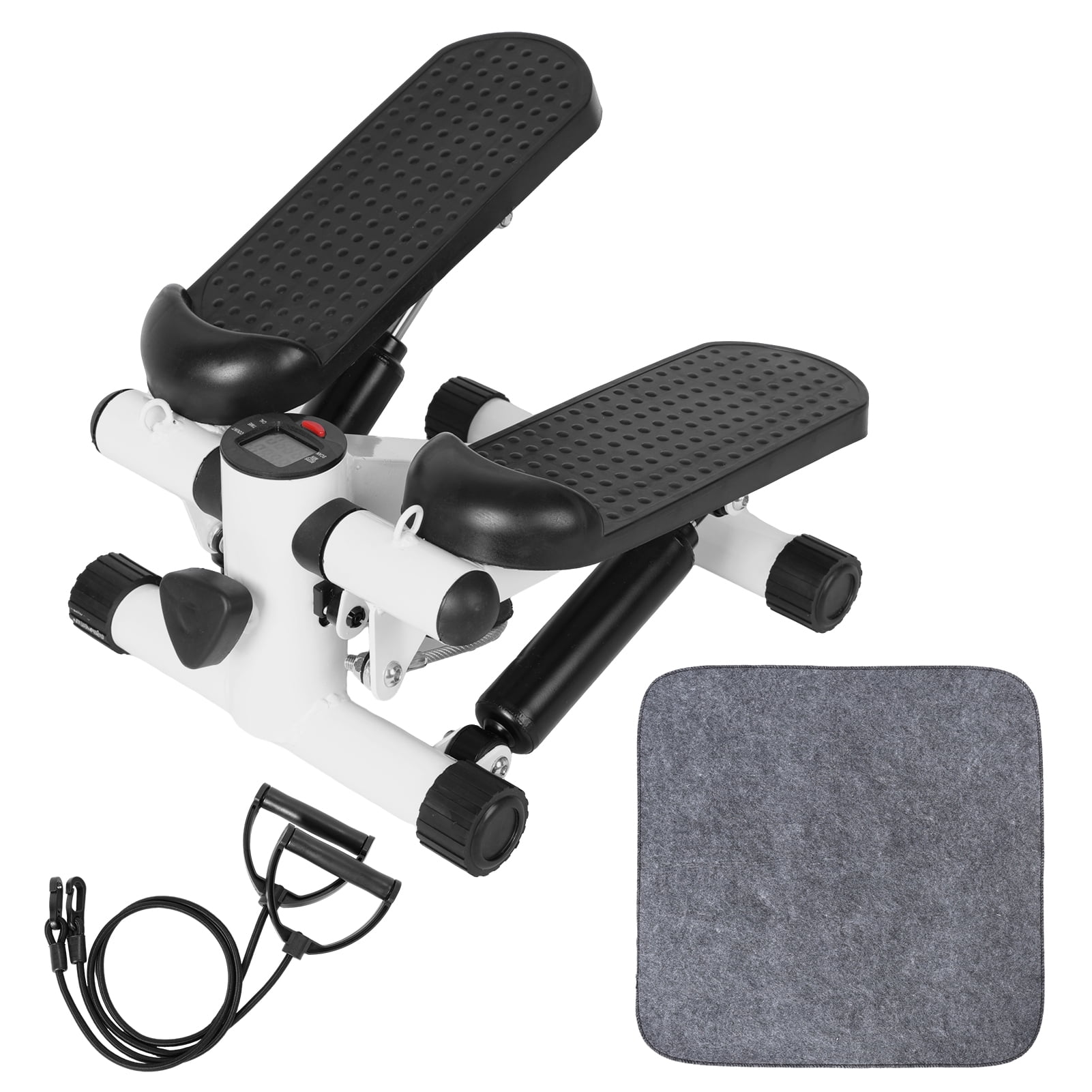 Fogcroll Walking Pad Treadmill Steppers for Exercise Stair Stepper with Resistance Bands Mini Stepper with Loading Capacity Hydraulic Fitness Stepper with Lcd Monitor Walmart