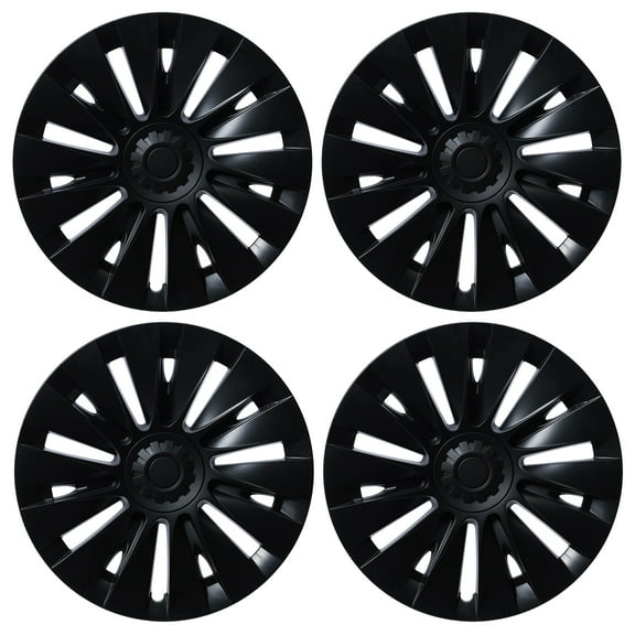 Fogcroll Wheel Cover Hubcap Automotive Hub Caps,19 Inches Modified Wheel Cover Replacement for Tesla Model Y 4PCS/Set