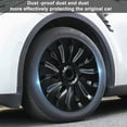 thumbnail image 1 of Fogcroll Wheel Cover Hubcaps 19 Inch, Hub Cap Replacement Wheel Covers Kit,Wheel Protector Easy Installation for 2024 Tesla Model Y Accessories, Set of 4, 1 of 13