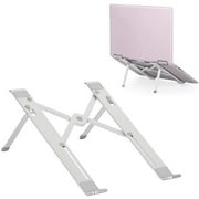 Fogein Laptop Stand, Adjustable Computer Laptop Mount Aluminum Computer Riser Laptop Holder, Silver